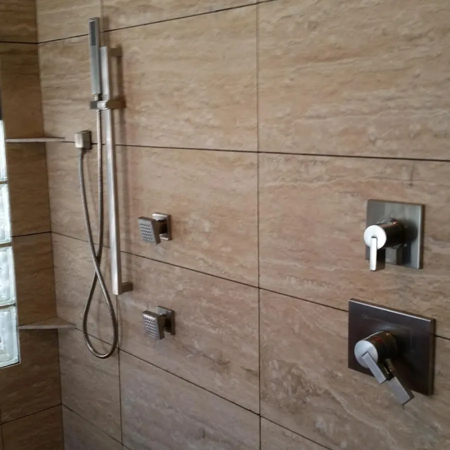 Shower fixture installation for Water Heater Replacement in Lincoln Park